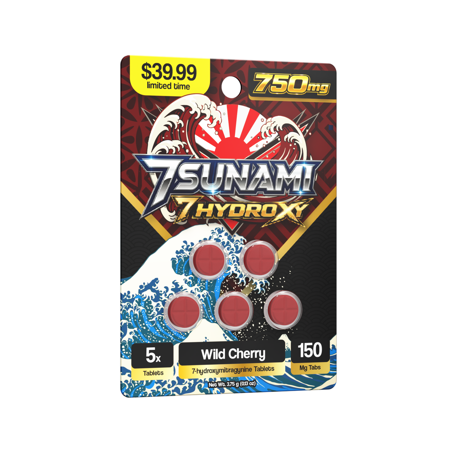 7-HYDROXY X - 150MG TABS